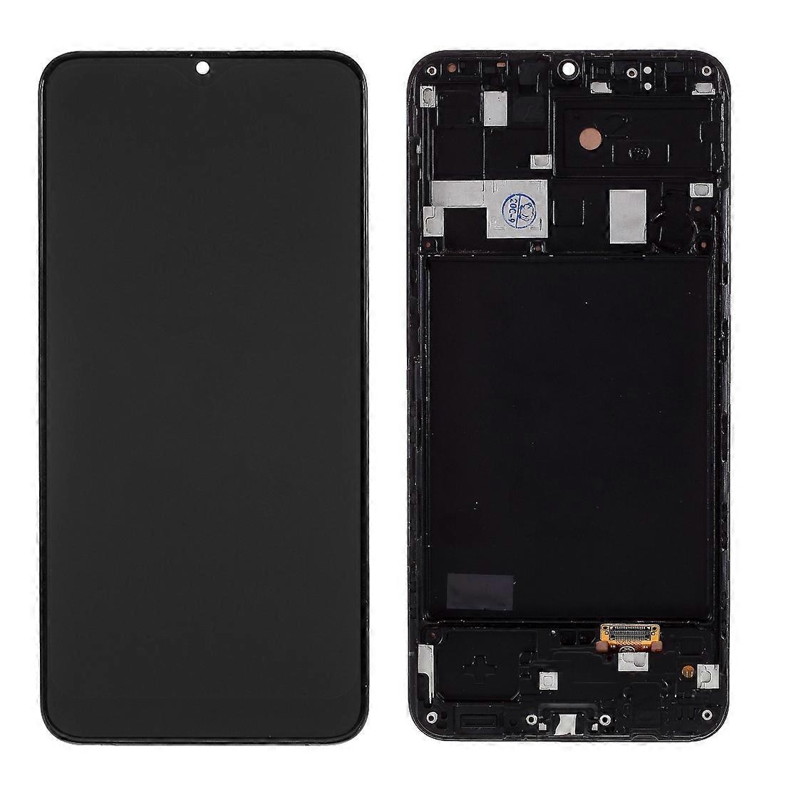 LCD Screen and Digitizer Assembly+Frame TFT Version (Without Logo) for Samsung Galaxy A20 A205-Black