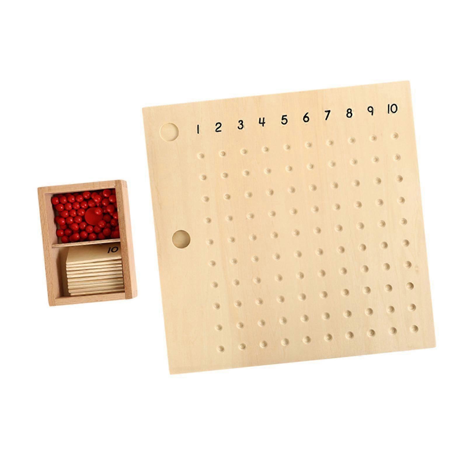 Jeu de table éducatif de soustraction d’addition pour les tout-petits à la maison Enfants rouge