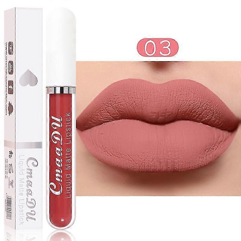 18 Color Optional Matte Velvet Lipstick Vivid Colour Non-Stick Cup Long Lasting Lip Glosses for