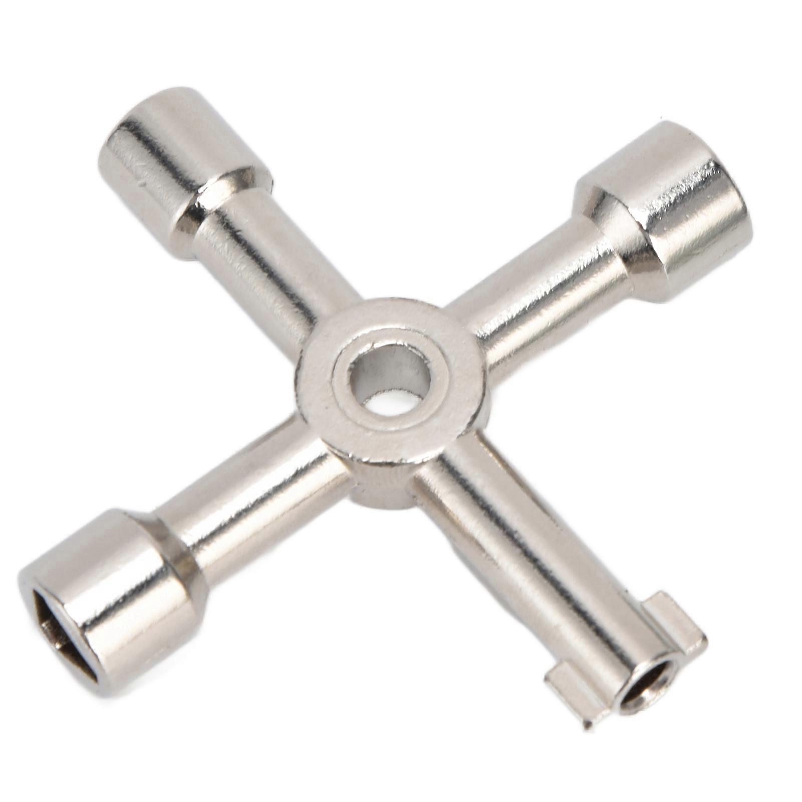 2pcs 4-Way Sillcock Key For Power And Gas Outdoor Valve Shutoff Tool Set