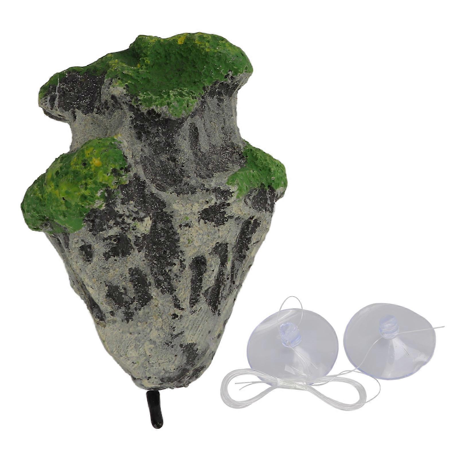 Fish Tank Floating Moss Rocks Resin Simulation Multifunctional Aquarium Decoration for Aquarium Fish Tank