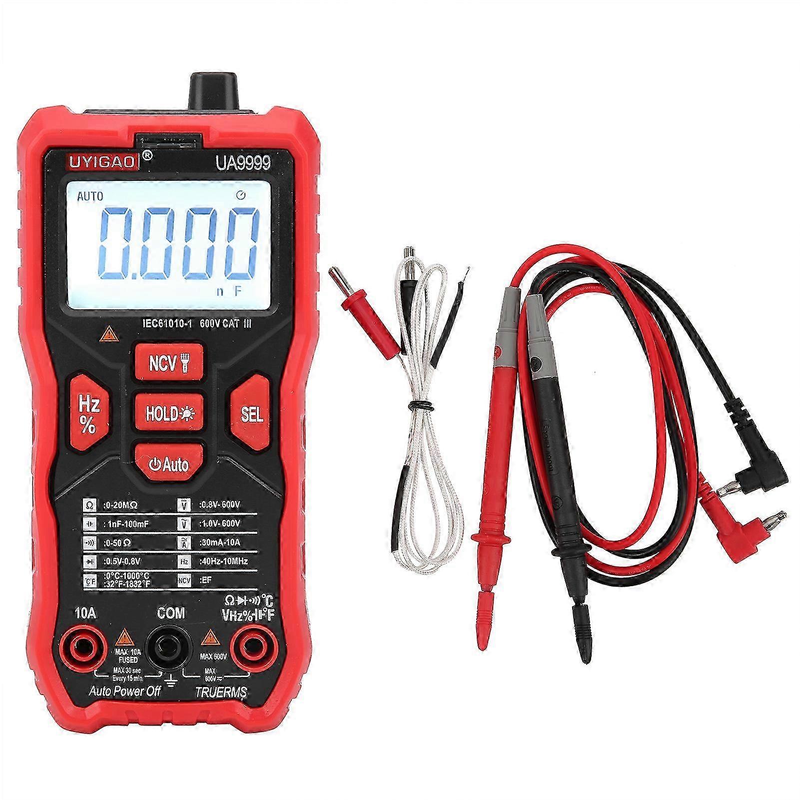 UA9999 Digital Multimeter High Accuracy AC DC Voltage Current Capacitance Resistance Tester