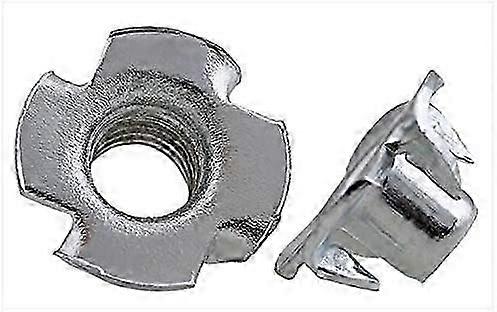 M3 M4 M5 M6 M8 M10 M12 zinc plated four claw nut speaker nut T-nut blind tee nut furniture hardware - M10 x 20pcs