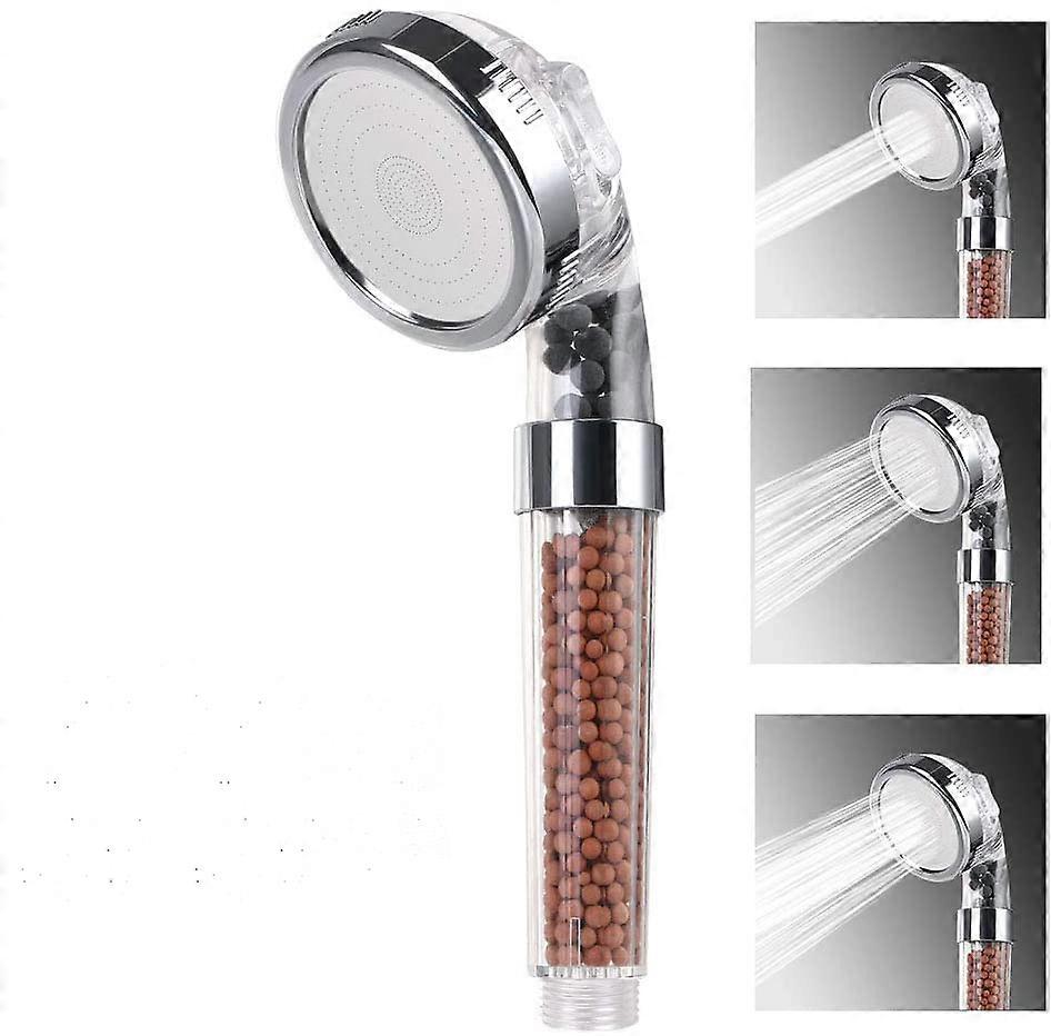 Negative ion shower head - transparent