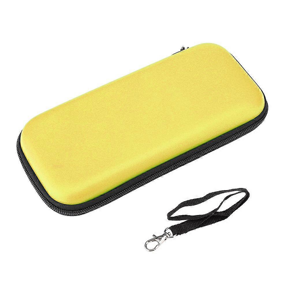 Waterproof Portable EVA Hard Carrying Case Storage Box for Switch Lite Console (Yellow)