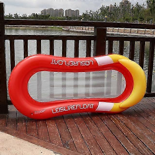 Foldable Inflatable Floating Row Summer PVC Swimming Pool Air Mattresses Water Float Bed Lounger Chair Hammock Beach Pool Party