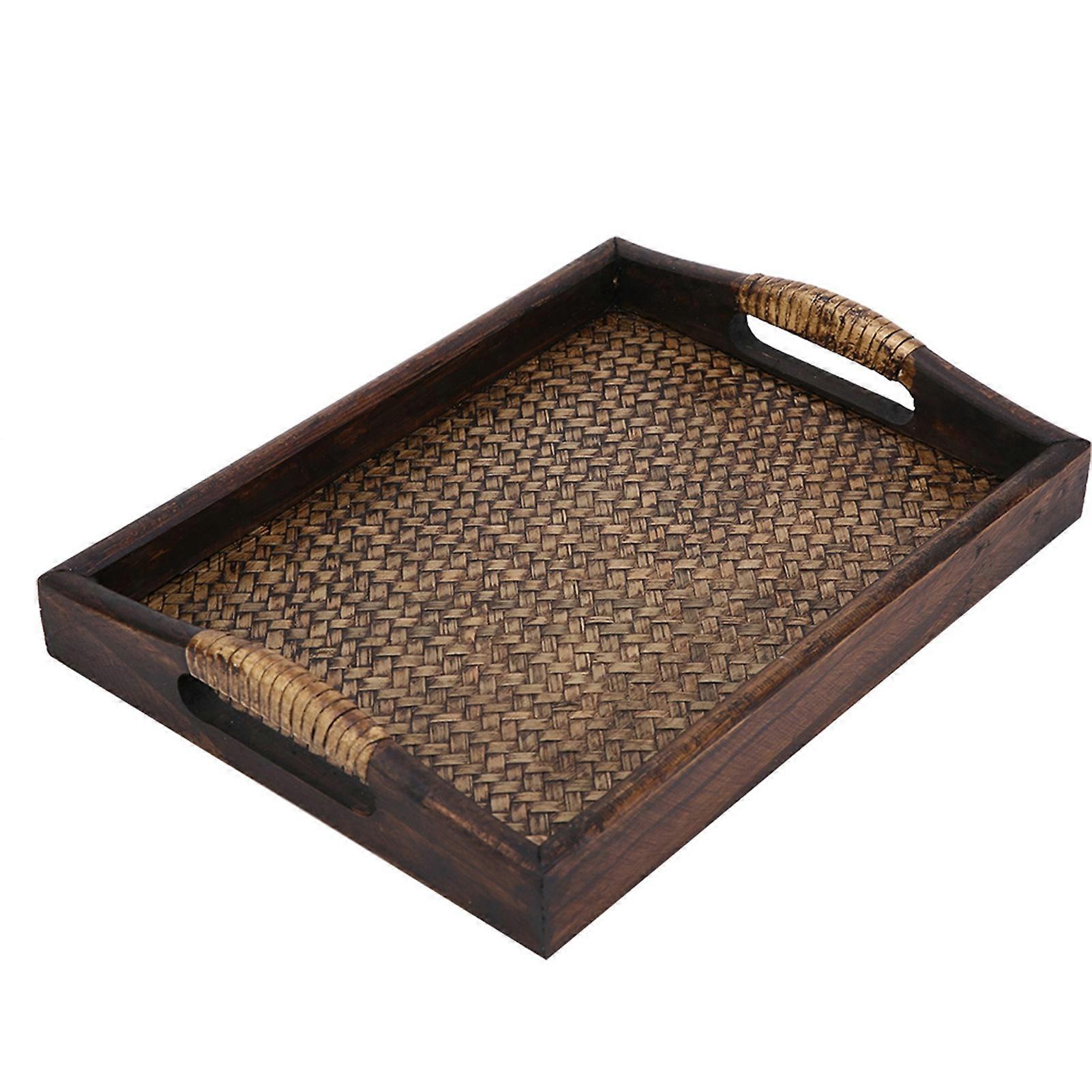 Multi Purpose Serving Tray Plate for Tea Set Fruits Candies Food Home Hotel