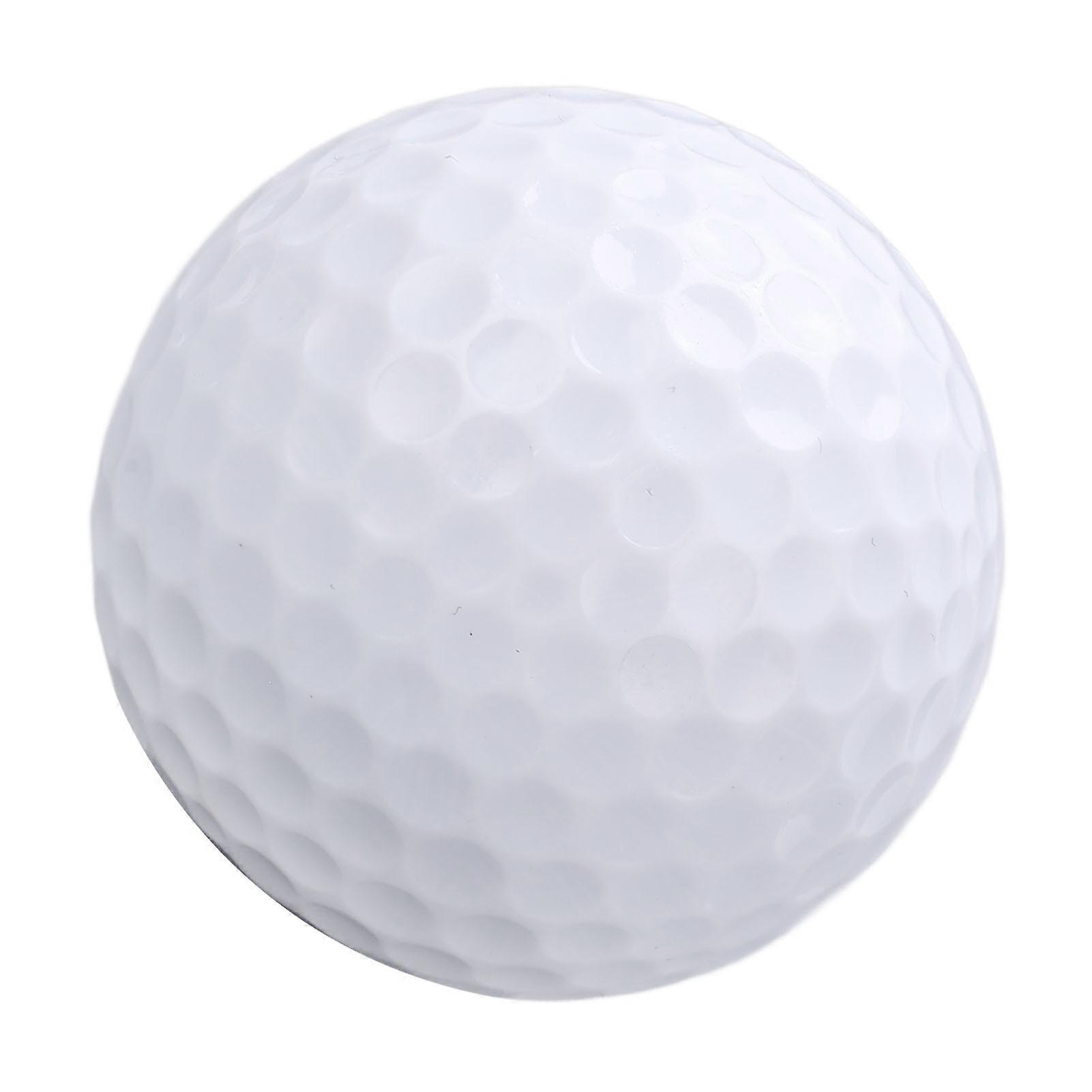 2 Layers Floating Golf Practice Balls Float Water Range Outdoor Sports Golf Practice Training BallsWhite