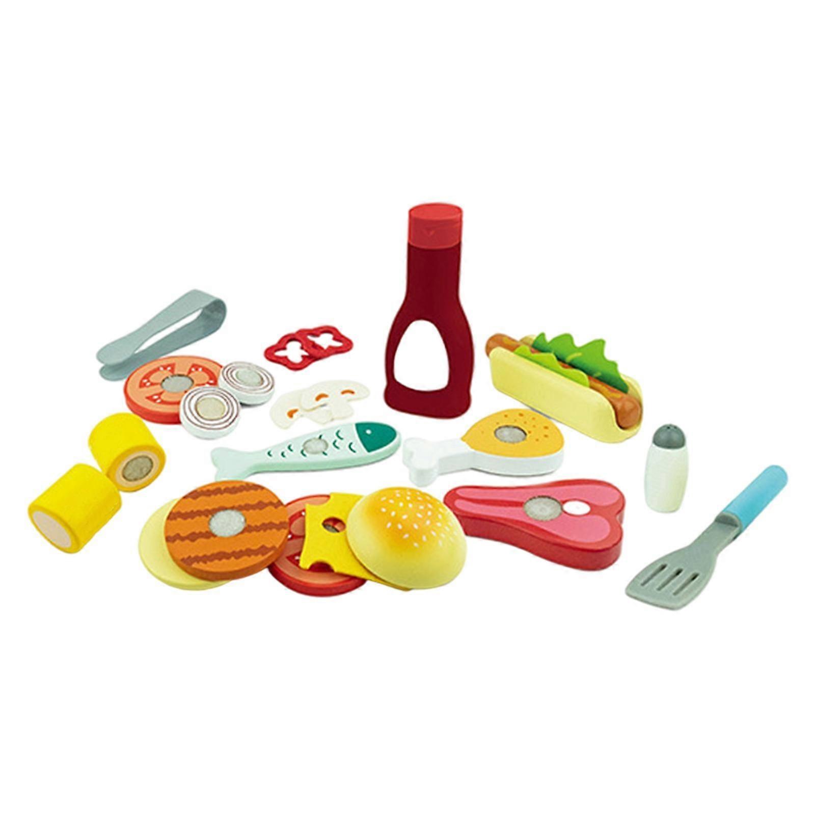 Pretend Play Cutting Kitchen Cooking Creative Preschool Interactive Learning