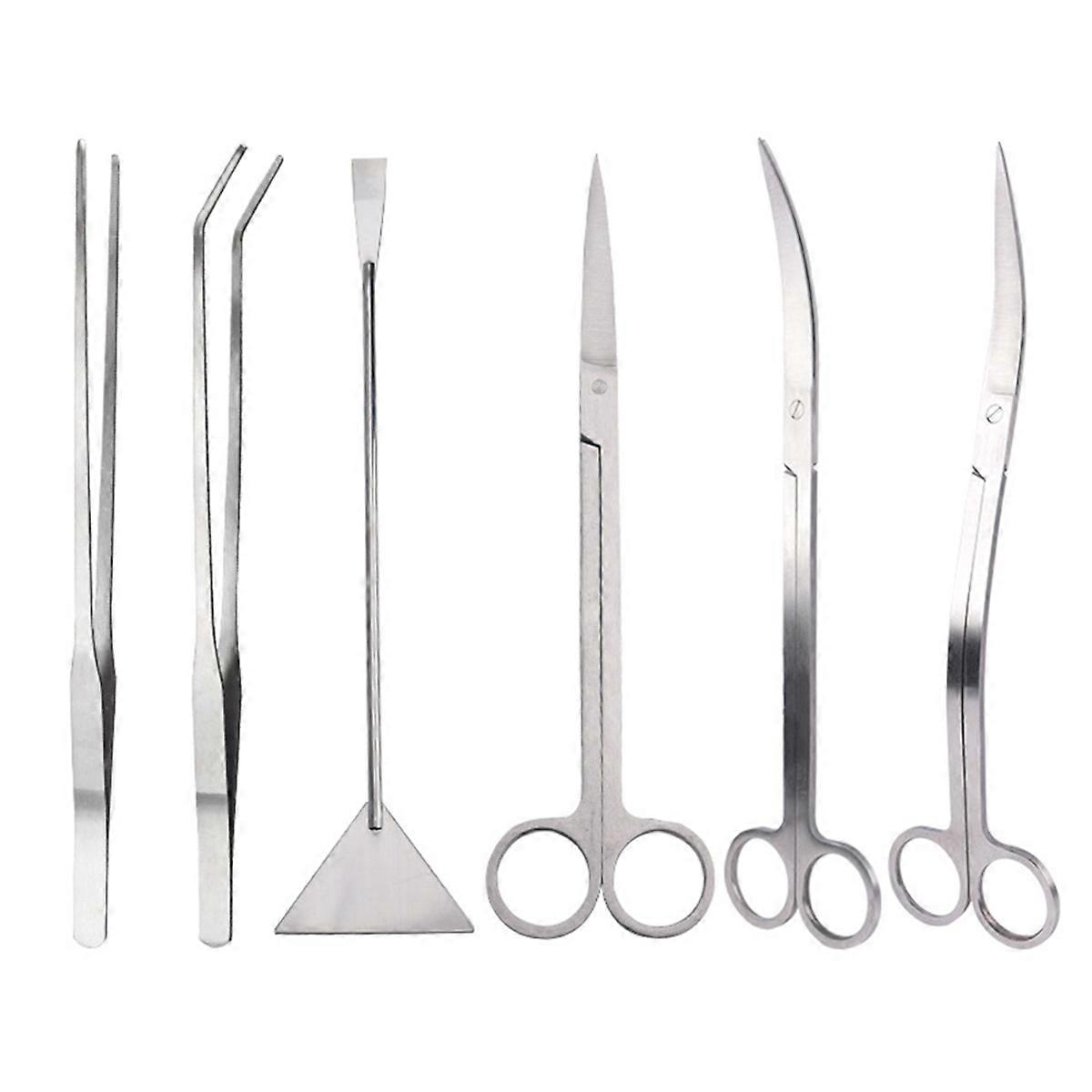 Aquarium Scissors Tweezers Tool Fish Tank Plants Wave Scissors