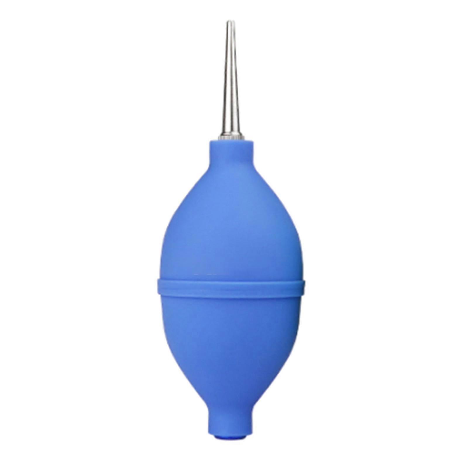 Dust Cleaner Strong Cleaning Air Blower for DSLR Camera Sensor Computer Chips Ball Dust Cleaning Pen Silicone Material Blue
