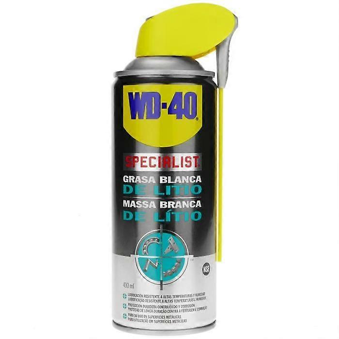 WD40 lithium model lubricant in spray - 400 ml - White