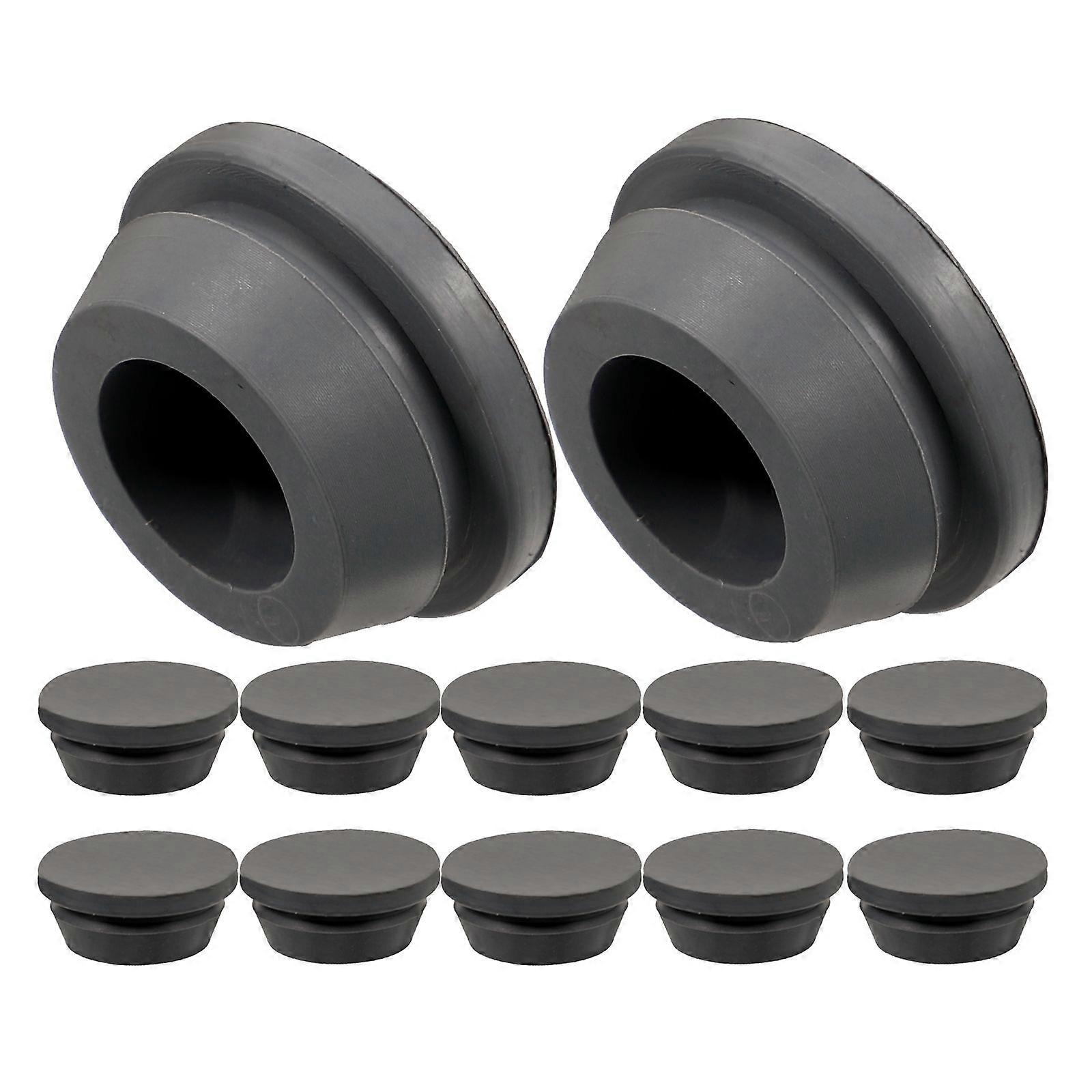 12pcs Rubber Hole Plug Air Conditioning Drain Plug Ac Unit Drain Hole Plug