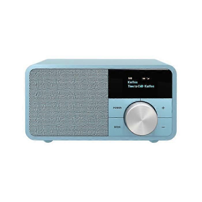 DAB+ Radio - SANGEAN - ÄKTA MINI DAB+ (DDR-7) - Bluetooth - AUX in - Träfodral