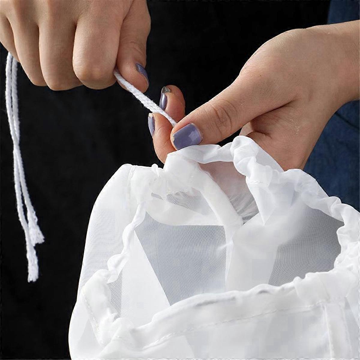 Soy Milk Wine Filter Bag Nut Milk Bag Yogurt Filter Net Mesh L