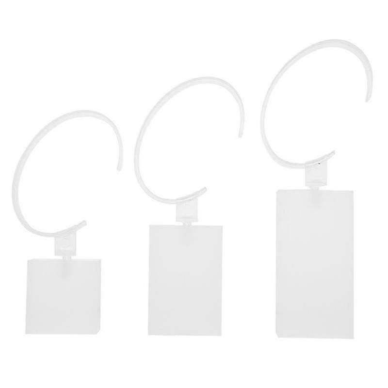 16X4cm Weiß Einzelhandel Display Requisiten & Modelle 3 Stück 3 Größen Schmuck Uhr Display Stand Halter C Ring Ra