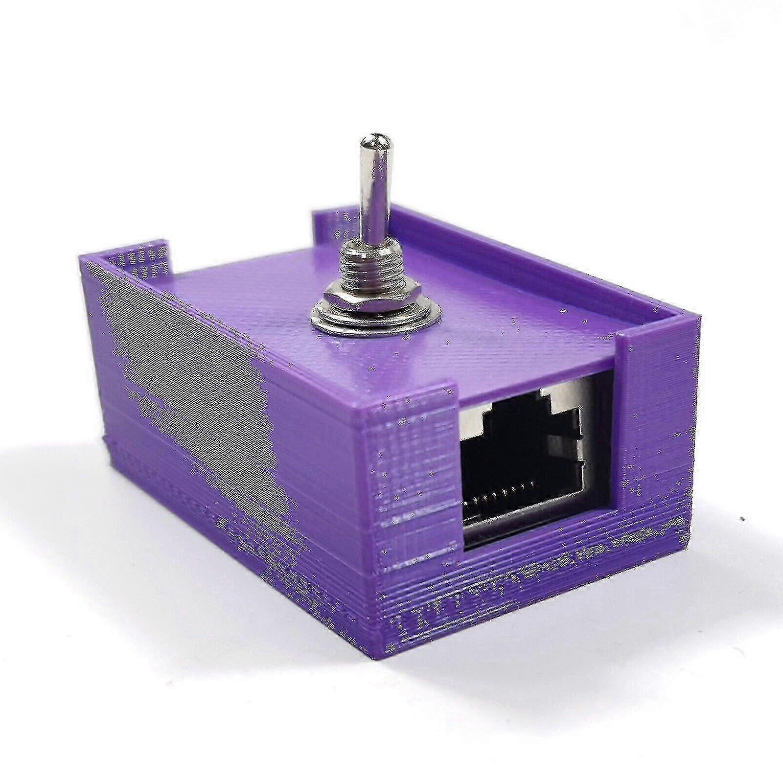 Rj45 Network Cable Twisted Pair Switch Toggle Switch + Case Edition