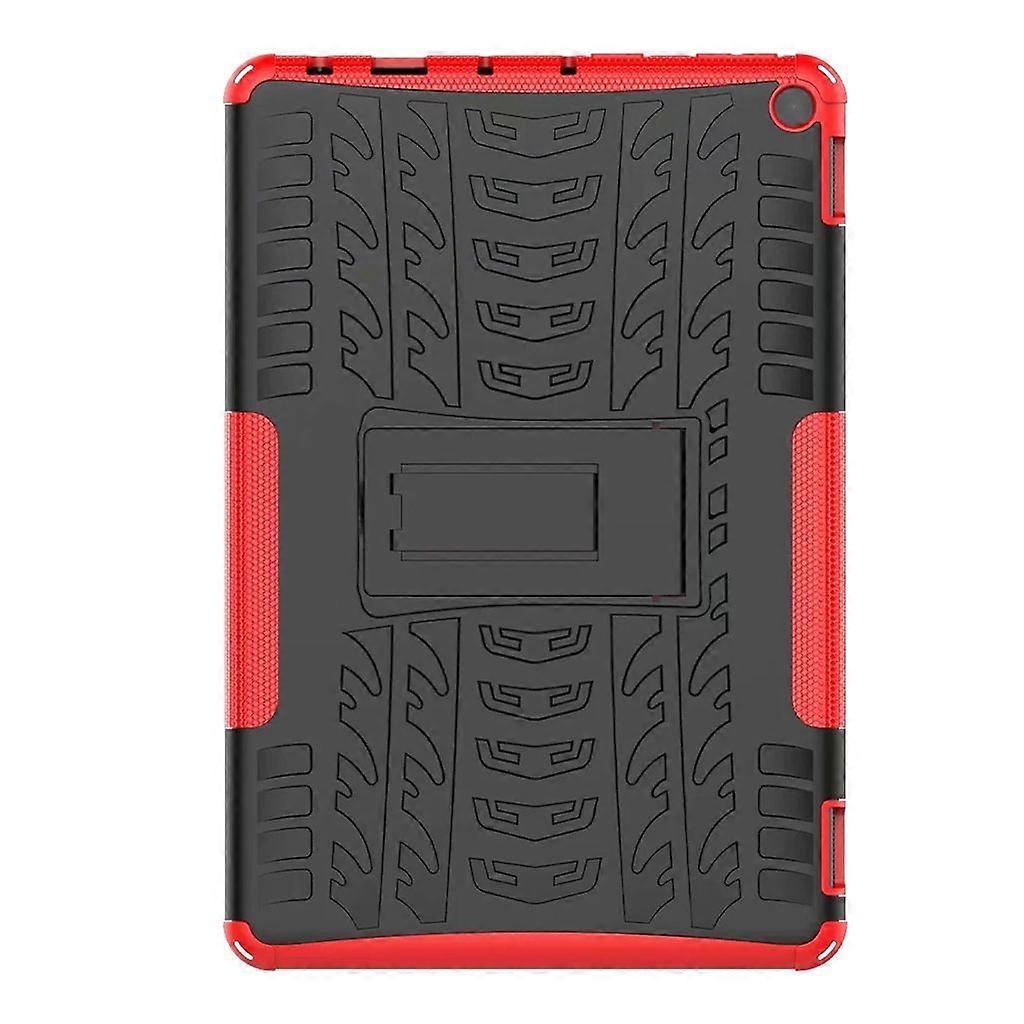 מגן קשיח עמיד לזעזועים היברידי לכיסוי מארז עבור w / מעמד לאש HD- 10/