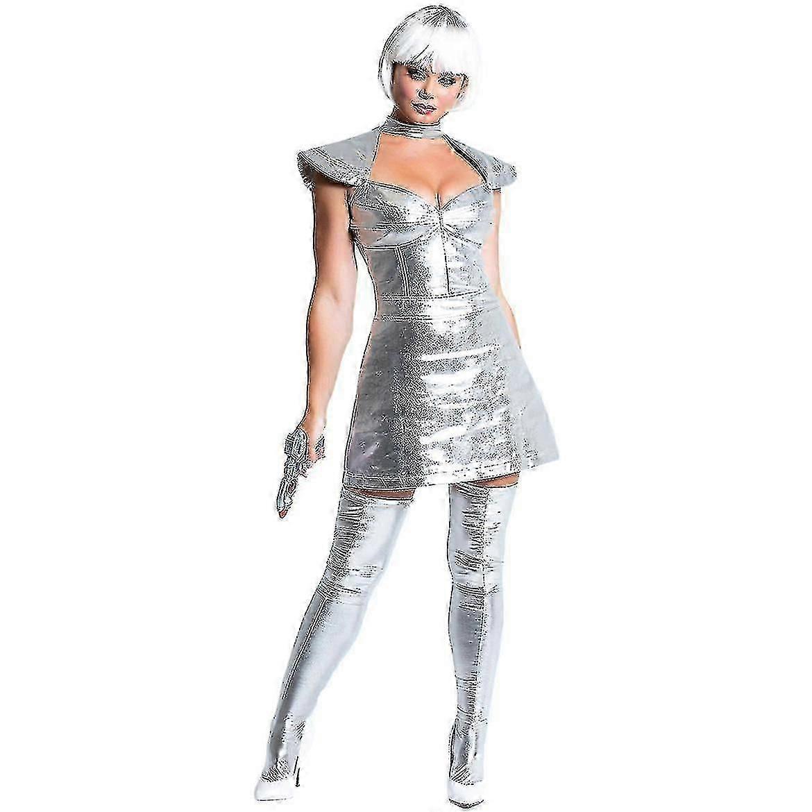 "Women's Space Cadet Costume With Wig"