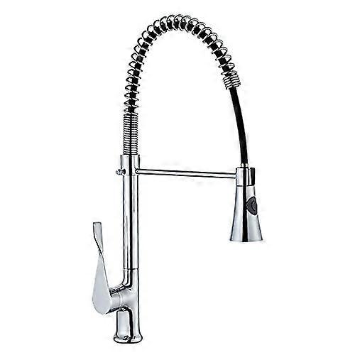 Kitchen Faucet with Pull Down Sprayer, Commercial Spring Kitchen Sink Tap with Pull Out Sprayer