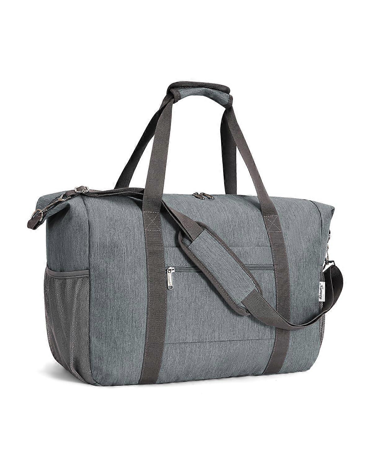 Spirit Airlines Personal Item Bag 18x14x8 Foldable Travel Duffel with Wet Pocket for Underseat Use Overnight Bag for Men and Women
