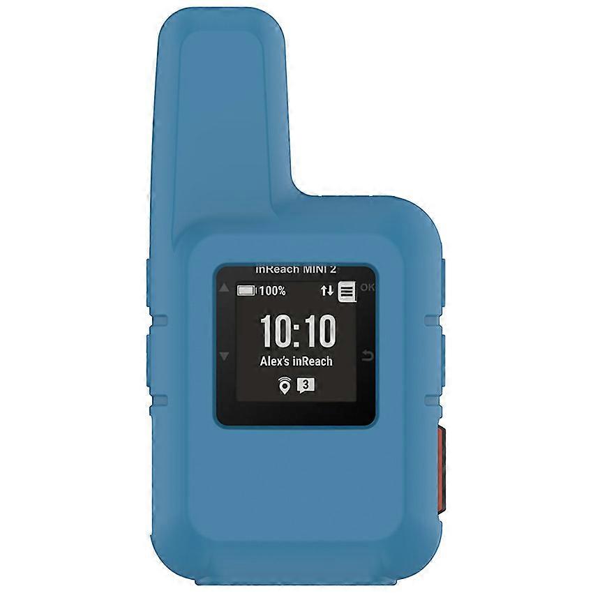 GPS 手持通讯器硅胶保护套适用于 Garmin InReach Mini2(蓝色)