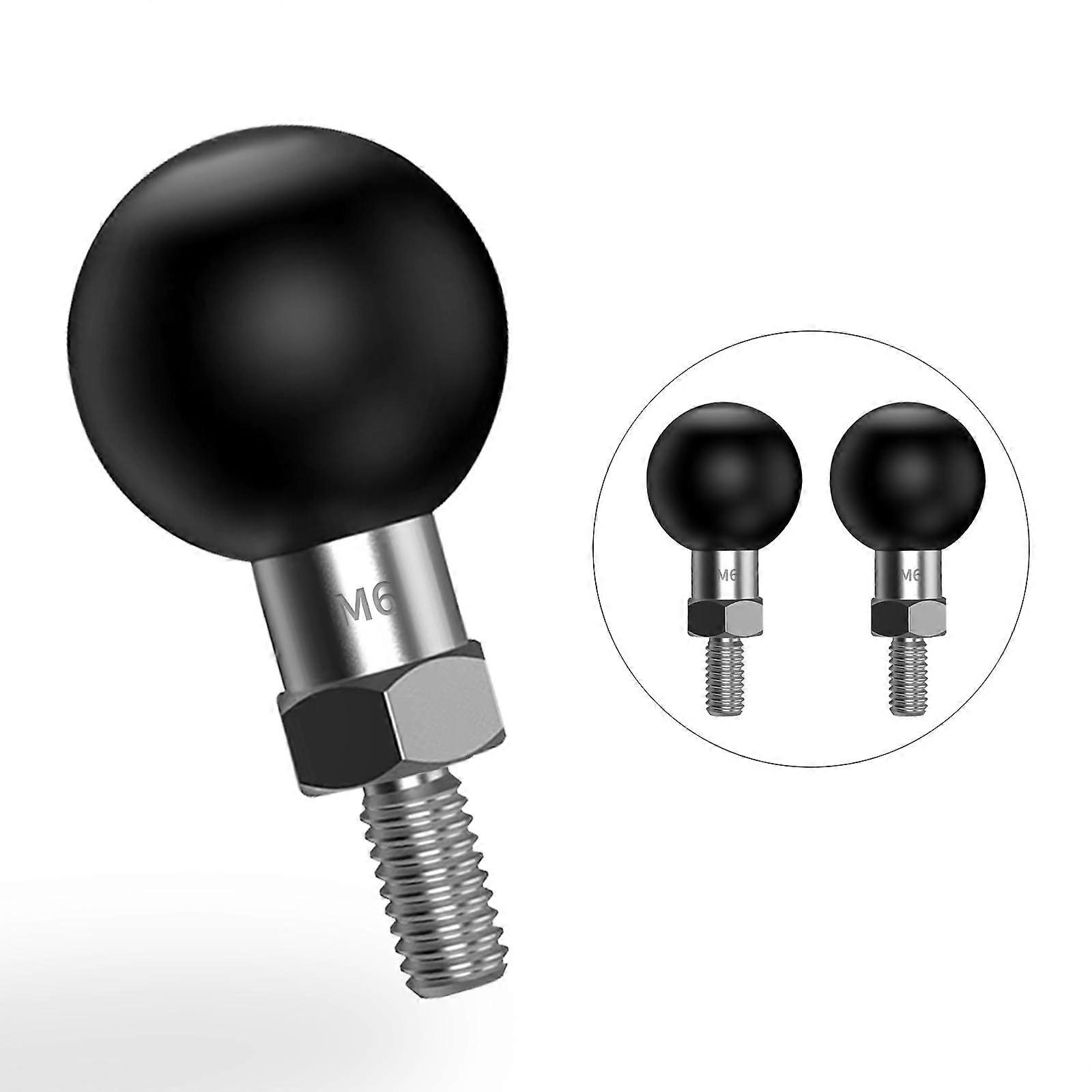 1-Inch Ball Adapter Set With M6x1mm Threaded Post For Action Cameras