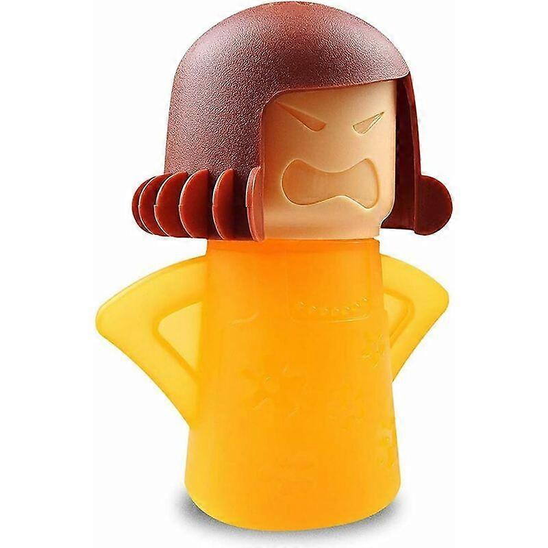 Angry Mama Steam Cleaner-Microwave Cleaner Suitable for Kitchen, Refrigerator,Yellow,1pcs