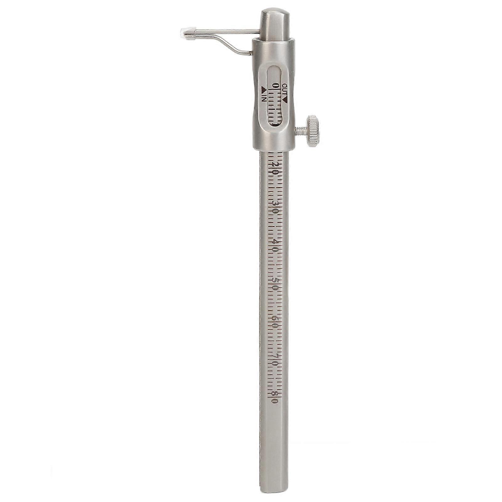 Implant Measuring Instrument Precision Scale Sliding Caliper 0 to 80mm Implant Measuring Gauge