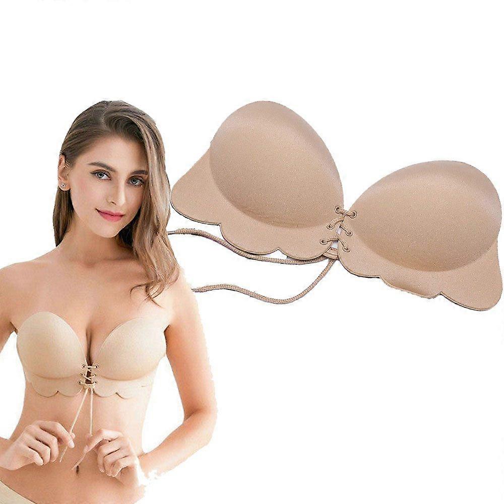 Self-adhesive bra with drawstring Invisible silicone bra with drawstring Comfortable Wearable Design
