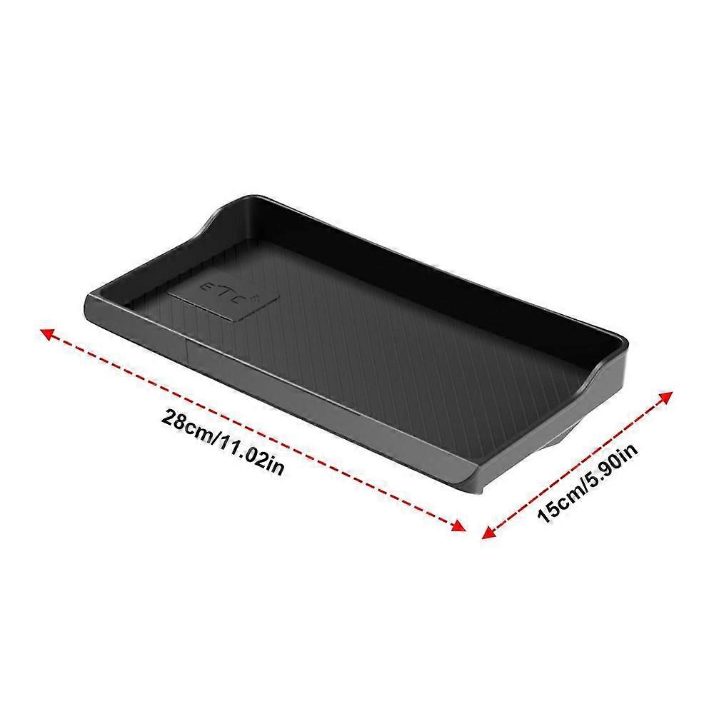 For Tesla Model3/Y Central Control Screen Storage Box TPU Dashboard ETC Phone Holder Tray Tissue Storage Box Tray For Tesla