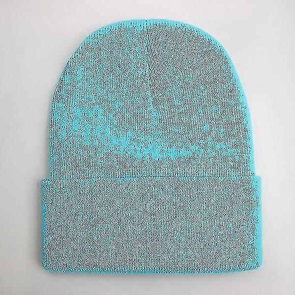 Autumn/winter Wool Blends Soft Warm Knitted Cap