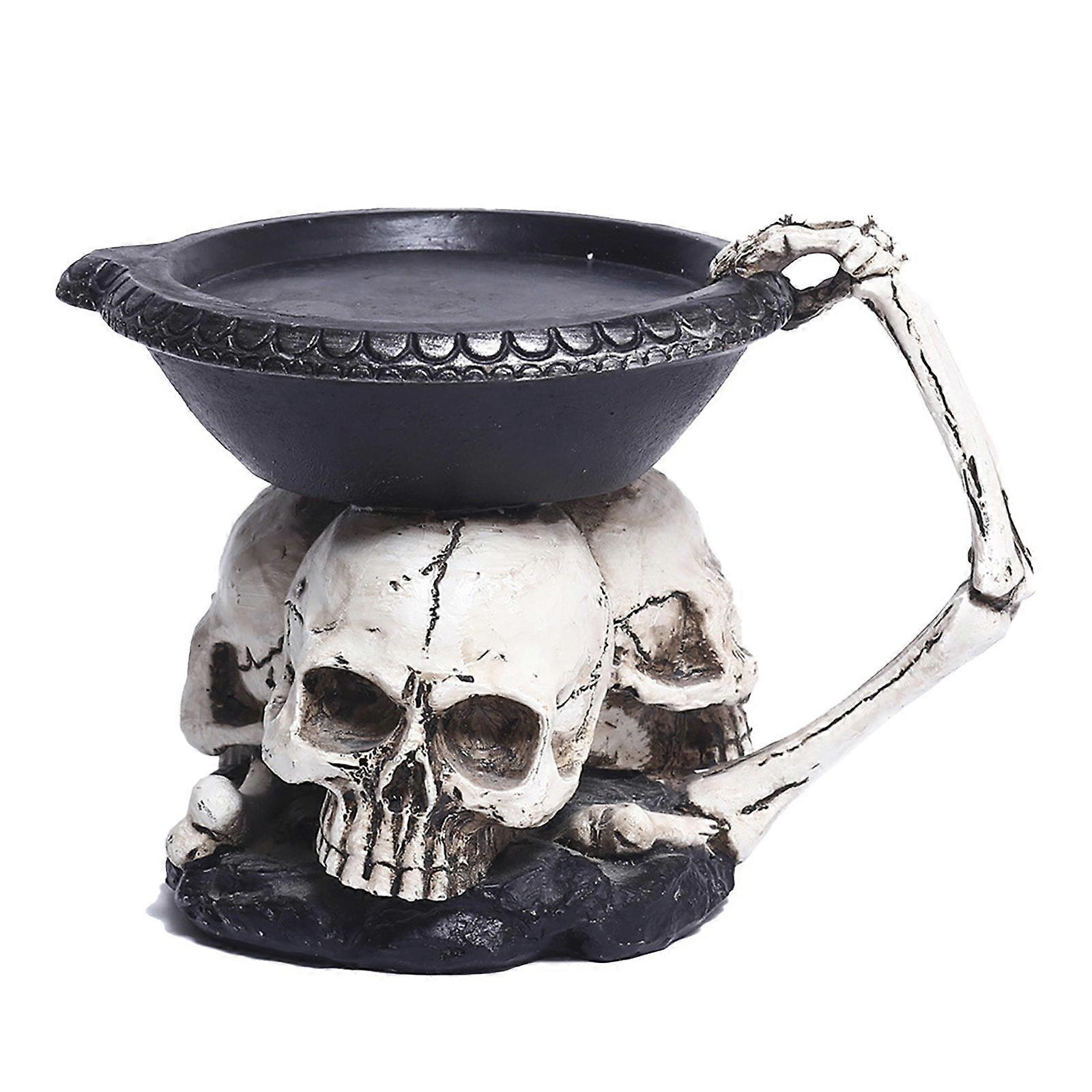 Halloween Skull Candle Holder Essential Oil Diffuser Fragrance Diffuser Skull