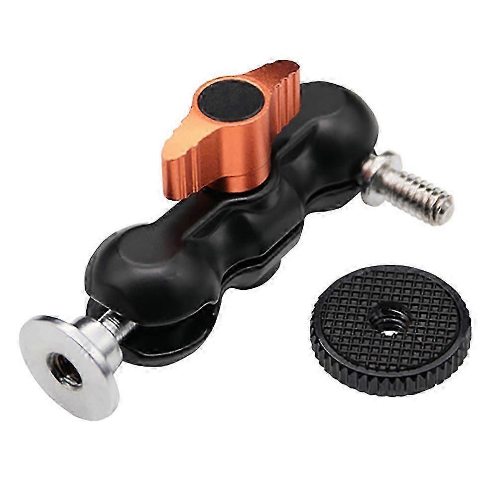 Portable Double Ball Head for SLR Camera Arm Gimbal Monitor Bracket Ball Head Strange Hand Small Pe
