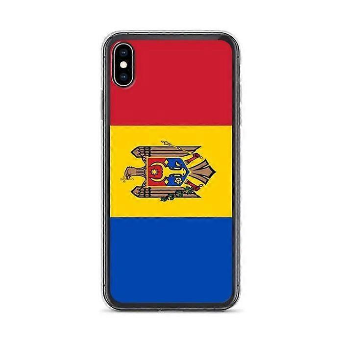 iPhone Case - Moldova Flag - iPhone XS Max - Flexible - Multicolor - Vertical