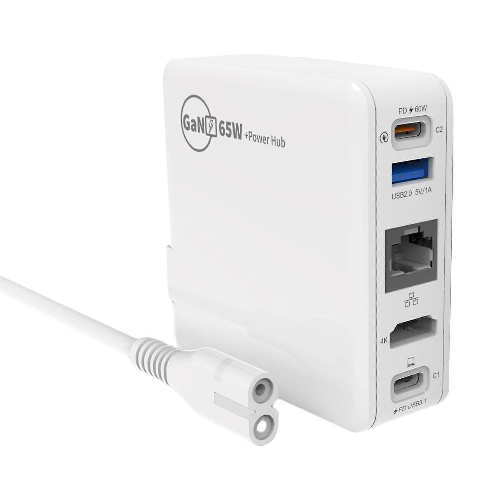 Universal USB Charging Hubs Station for Game Consoles with PD60W Fast Charging HDMI1.4 Port and RJ45 100M Connectivities