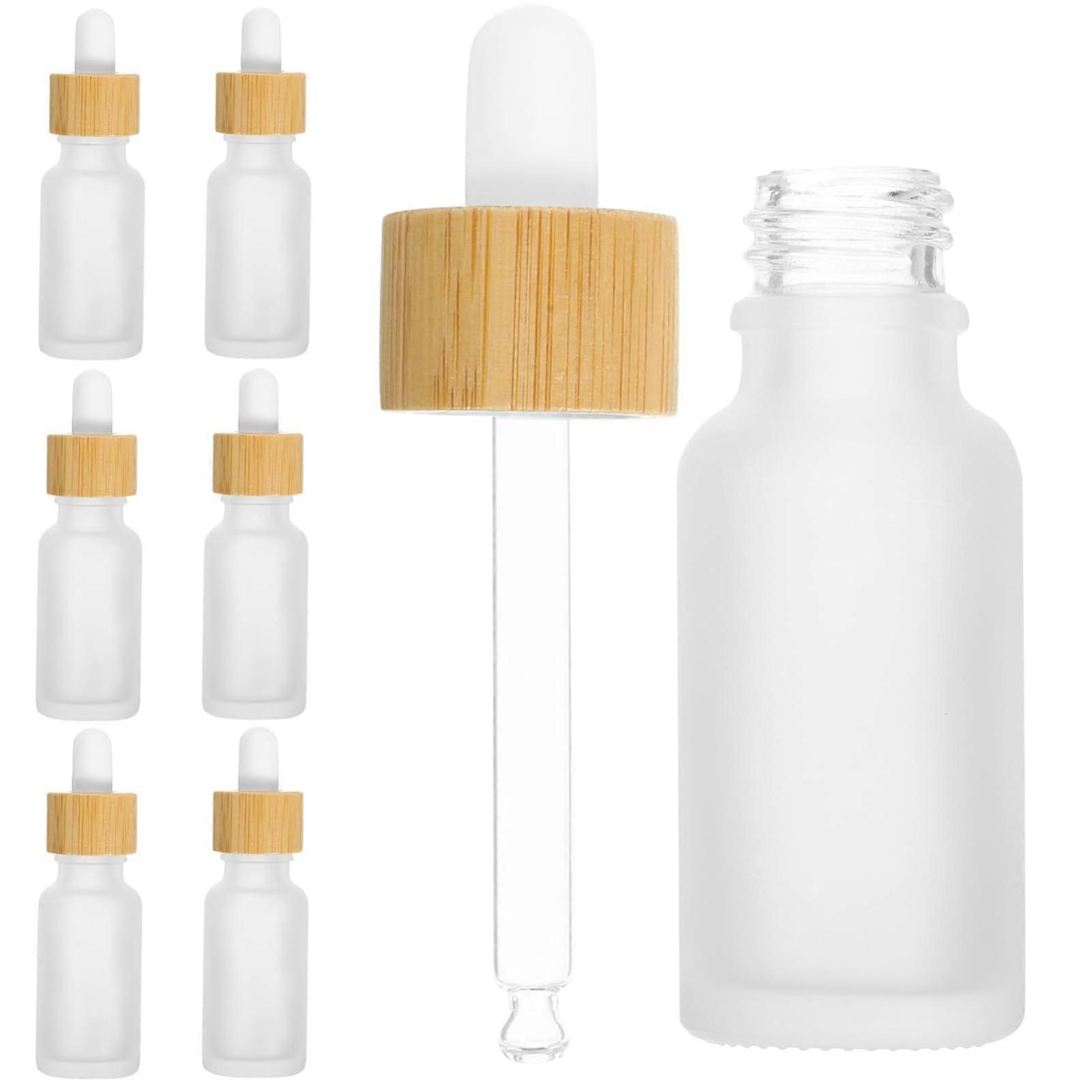 Essential Oil Roll Bottles 8 Pack Dropper Serum Bottles Empty Glass Containers for Oil Storage