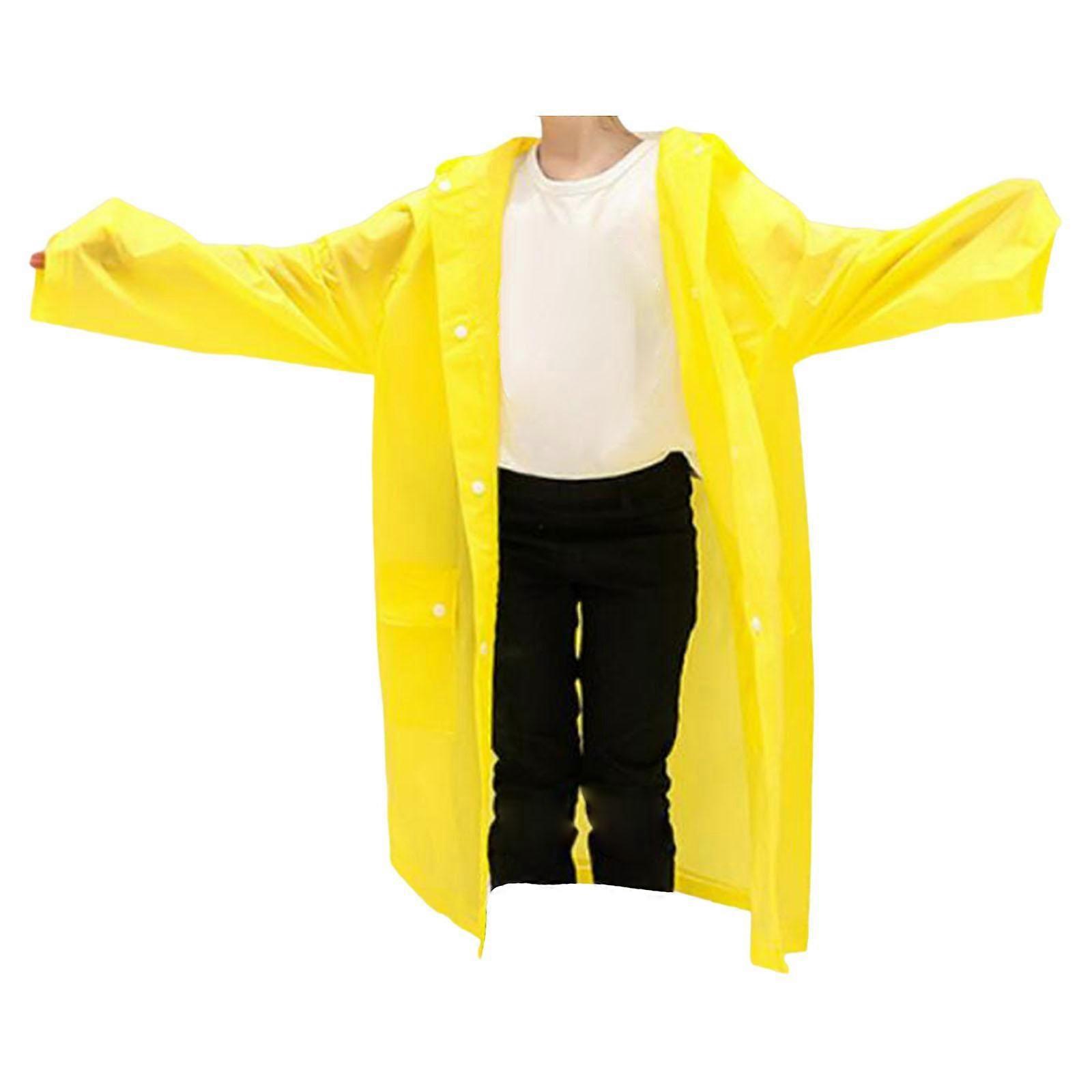 regnponcho, långärmad lätt, regnrock för pojke vuxna unisex barn