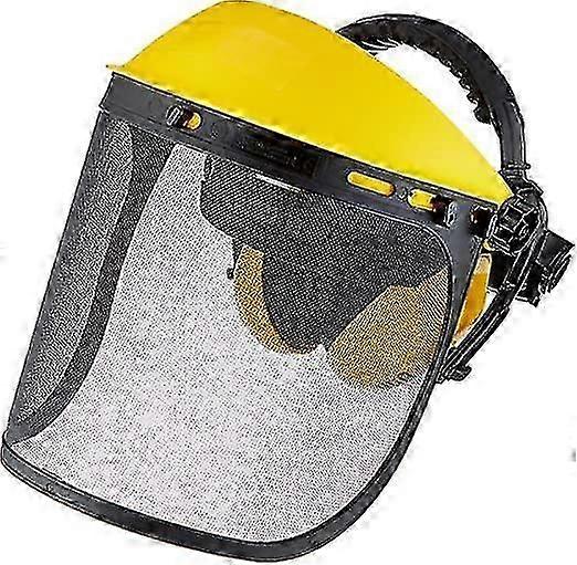 Steel Mesh Visor & Adjustable Earmuffs, Face, Forehead And Ear Protection