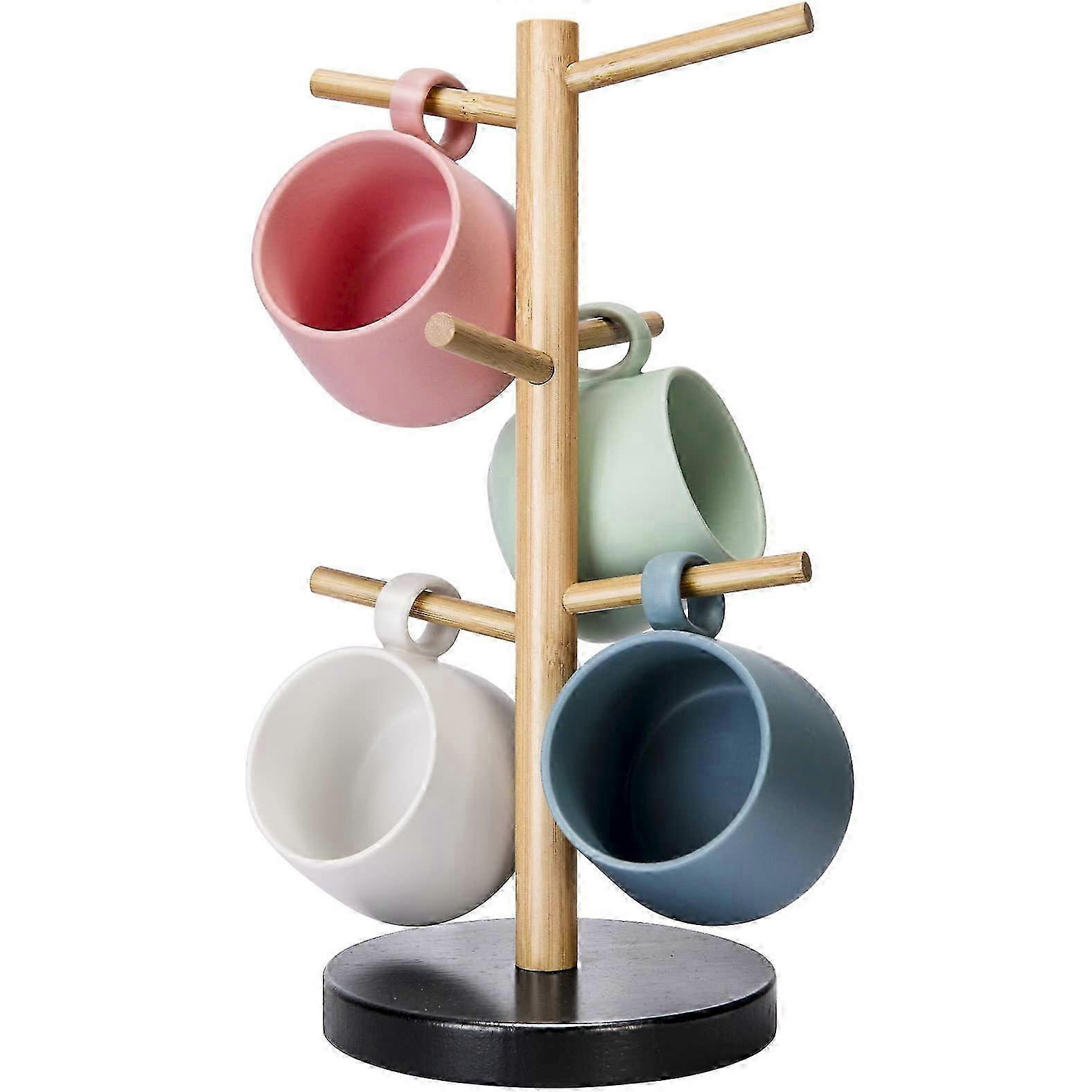 Mug Holder Tree with Thicker Base Counter Coffee Mug Rack