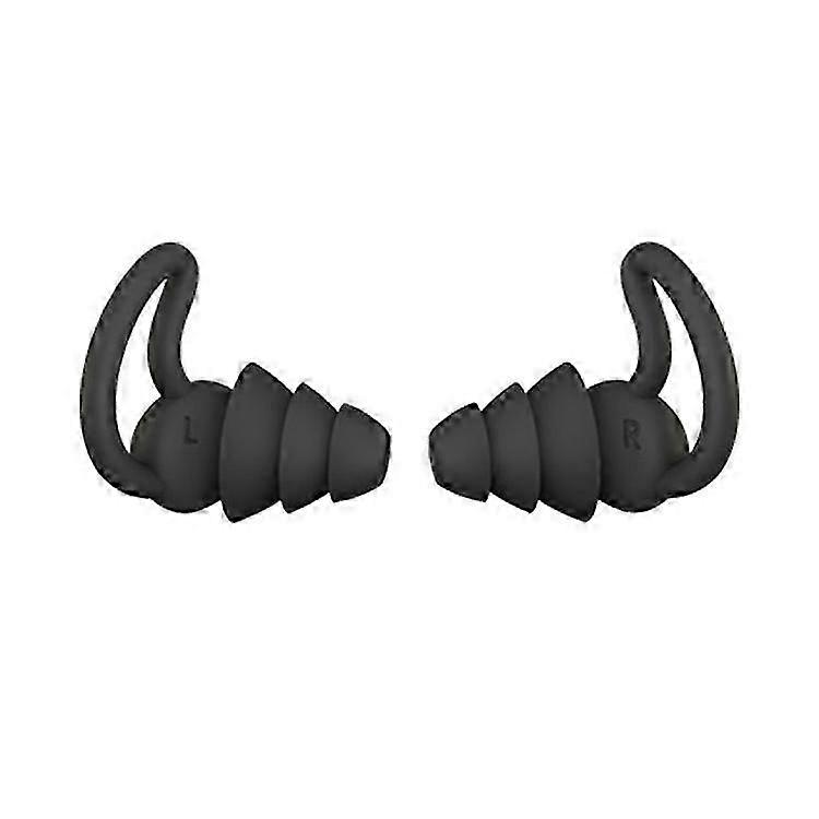 iMeBoBo A1 Shark Fin Version Nano Silicone Sleeping Noise Reduction Earplugs, Style:Three Layer 2025