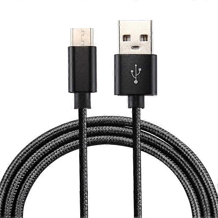 3m Woven Texture Reversible Type-C USB Cable Compatible For Samsung Note 8/S8/S8 Plus etc.
