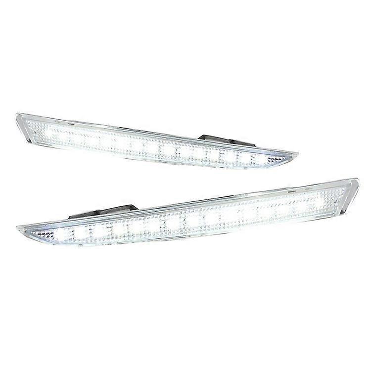 WINAUTO Compatible For Ford Kuga / Escape 2013-2015 1 Pair Car DRL Light Waterproof LED Daytime Running Lamp