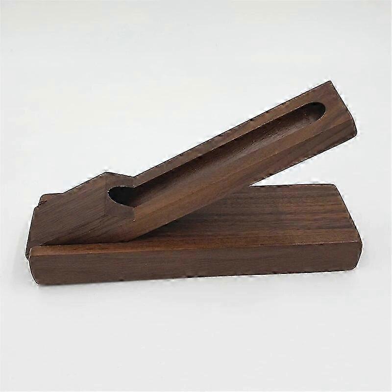 Wooden Gift Pen Display Case Foldable Walnut Box for Ink Ballpoint Pens
