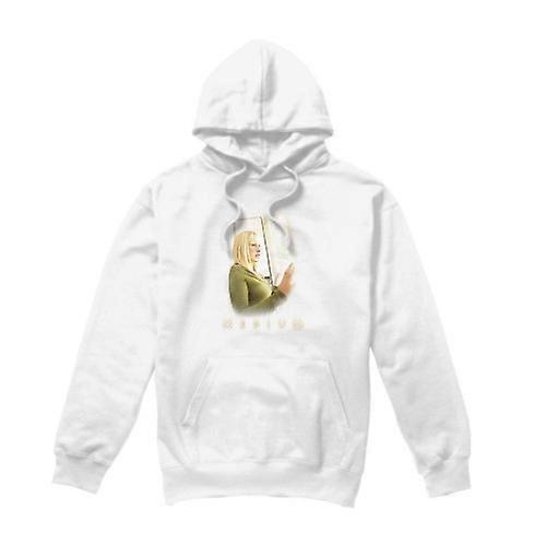Medium Mens White Light Hoodie