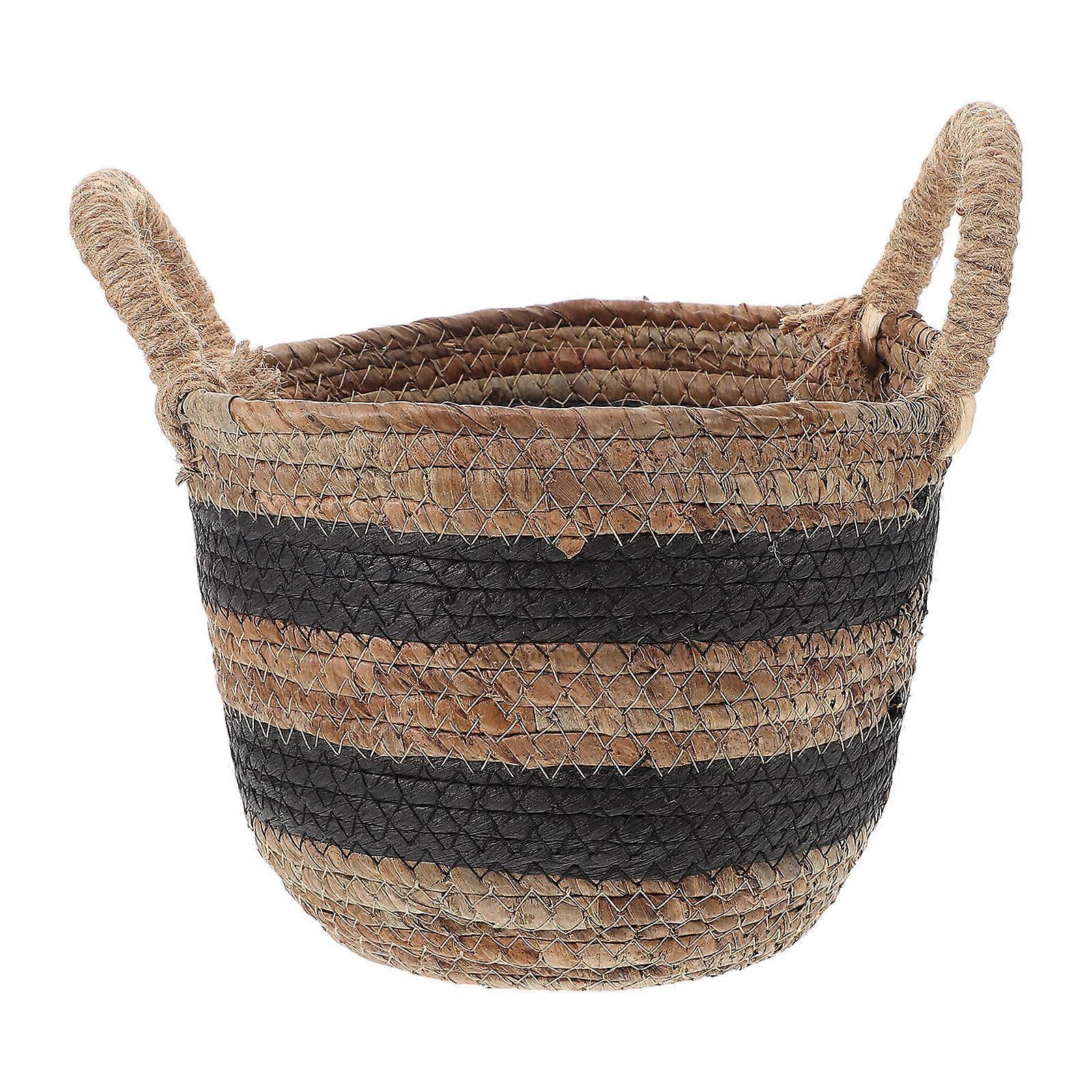 Large Handmade Rattan Storage Basket for Blankets, Boho Wicker Laundry Hamper, Stylish Living Space Organization