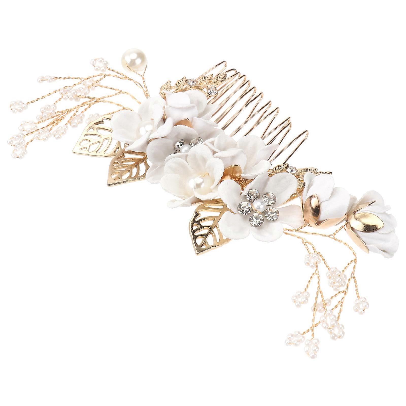 Chic Hair Combs with Crystal Accents for