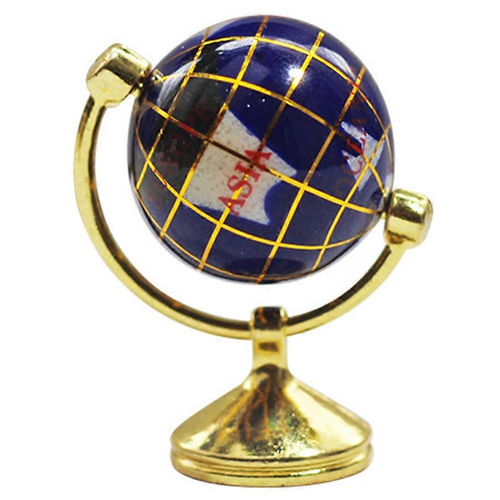 Mini Globe Decor Dollhouse Dining Room Home Decor Spherical Realistic Design 1Pack