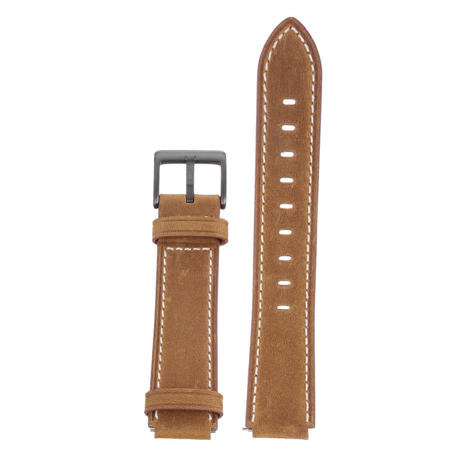 Replacement Watch Band Leather Wristwatch Strap Compatible for Huawei B3 B6 Everyday Wear Adjustable Size 1Pack