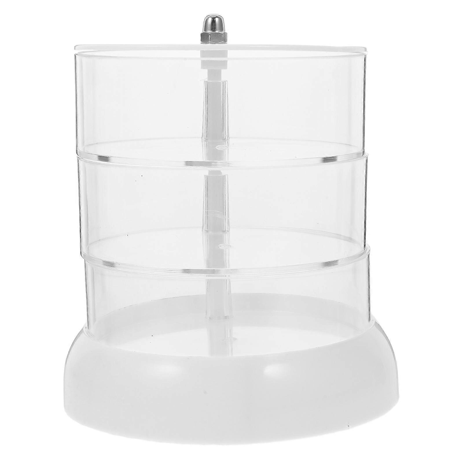 Rotating Jewelry Organizer Tabletop Simple Acrylic Rotating Organizer 1Pcs